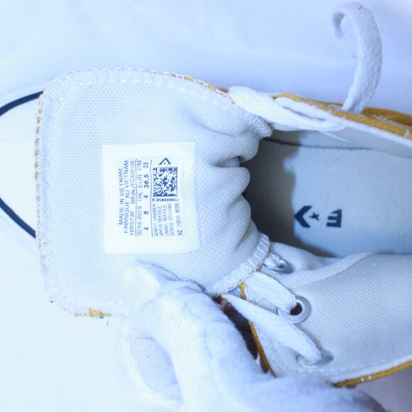 Converse Chuck Taylor Unisex M4 W6 Saffron Yellow High Top Sneakers - 168573F - Picture 7 of 10